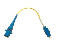 1FT LC F SC Duplex Singlemode 9/125 Fiber Optic Adapter Cable F/F Patch Cable picture