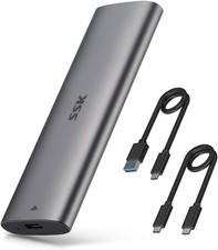 SSK NVMe SATA SSD Enclosure, M.2 to USB Adapter Reader USB-C 3.2 Gen 2 picture