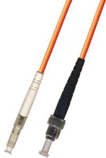 1M Multimode Simplex Fiber Optic Cable 50/125 LC ST Patch Cable Patch Cord picture