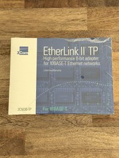 3COM ETHERLINK II TP ADAPTER 3C503B-TP 8-bit ETHERDISK DISKETTE 10base-t New Box picture