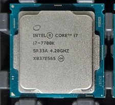 Intel Core I7-7700K Processor (4.2 GHz, Quad-Core, LGA 1151) - SR33A picture