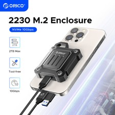 ORICO M.2 NVMe 2230 SSD Enclosure USB C Type-C 10Gbps Phone 15 Pro/Pro Max US picture