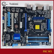 FOR ASUS P8C WS DDR3 DVI Socket 1155 32GB ATX Motherboard Test OK picture