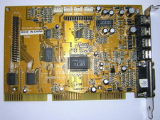 FYI OPTi 82C930A 16-Bit ISA Sound Card IDE Wavetable Header Game Port 930-0125 picture