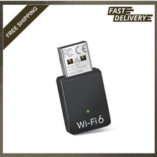 USB WiFi 6 Adapter Dual Band Compatible with Linux Mini AX900 1024 QAM MU MIMO picture