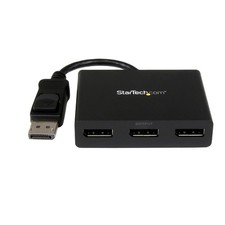StarTech MSTDP123DP DisplayPort 1.2 to 3x DisplayPort MST Hub Triple Monitor picture