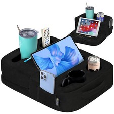 TabCouchCaddy - Couch Cup Holder Tray & Tablet Pillow Stand - Bed, Couch Caddy picture