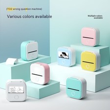 Portable Mini Thermal Label Printer Home Photo Printer Student Wrong Question Pr picture