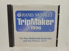 Rand McNally TRIPMAKER 1996 Edition  PC CD-ROM CD Trip Maker Maps picture