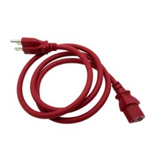 4 Ft Red Power Cable for MICROSO Ft XBOX ONE 1 BRICK CHARGER ADAPTER picture