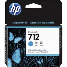 HP 712 Original Inkjet Ink Cartridge - Cyan - 1 Each picture