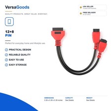 12+8 Pin Cable Adaptor for Chrysler,12 8 Pin Connector to OBD2 Adapter picture
