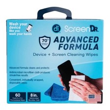 Digital Innovations ScreenDr Device and Screen Cleaning Wipes 60 CT with Cloth picture