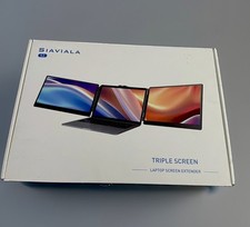 SIAVIALA S2 Triple Laptop Screen Extender 14” 1080P FHD Portable Monitor USB-C picture