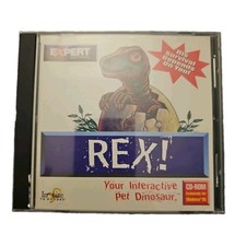 CIB - Rex: Your Interactive Pet Dinosaur Game (PC, 1997) CD-Rom Windows 95 T-Rex picture