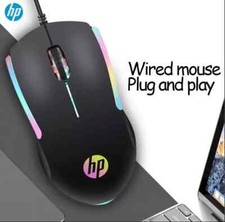 HP M160 RGB wired luminous mouse notebook desktop computer business office mouse picture