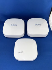 LOT 3x eero Pro 6E Tri-Band Mesh WiFi 6E Router B010001 S010001 w/3x AC Bundle picture