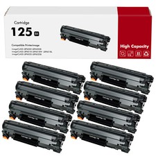 8 Pack CRG125 Black Toner for Canon 125 ImageClass LBP6000 LBP6030w MF3010 picture