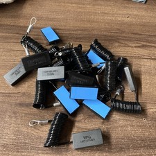 Lot Of 13 3.3 ft Retractable Remote Control Cable Security Lock Adhesive picture