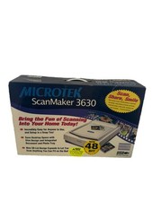 Microtek ScanMaker 3600 Flatbed Scanner New in box picture