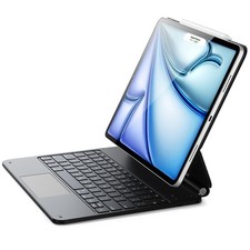 iPad Air 13/Pro 12.9 Inch Case with Keyboard, Quick-Set Magnetic Stand, Slim Des picture