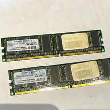 Advance Modules 512MB Kit (2x256MB) DDR SDRAM DIMM 184-Pin PC-3200 CL3 picture