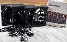 Jungle Leopard GALAXY 120 PC case fan Computer Cooling 3Pack) picture