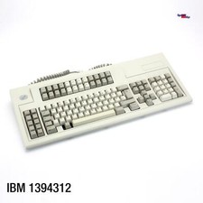 IBM 1394312 Vintage Keyboard Computer QWERTZ German Retro Old 1995 picture