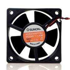 1pc SUNON KDE2406PTS3  24V 1.4W   6025 6cm 2-wire   Inverter Cooling Fan picture