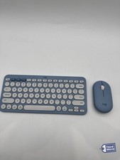 Logitech Pebble 2 Combo Keyboard & Mouse Wireless Bluetooth macOS Blue picture