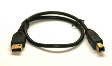 USB Cable 18 Inch 1.5 Feet Black picture