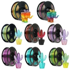 FLASHFORGE Translucent Glitter PLA Crystal Filament 1.75mm 3D Printer Filament picture