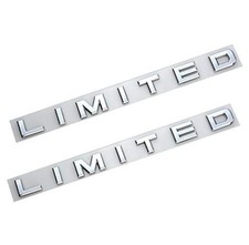 2 PACK 11Inch LIMITED Sticker 3D Logo Auto Car Emblem Badge ABS Decal Chrome picture
