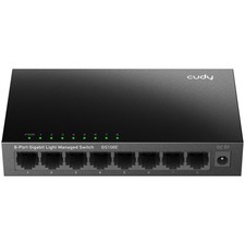 8 Port Gigabit Switch Easy Smart Managed Desktop WallMount Metal Sturdy picture