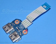 HP 2000-2B Series HP 2000-2B44DX Laptop Dual USB Port Board w/ Flex Cable picture