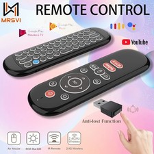 W1 PLUS Air Mouse Remote 2.4G Wireless Mini Keyboard Gyro IR Android TV Box picture