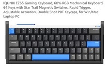 IQUNIX EZ63 Magnetic Switch Keyboard USB-C Wired QWERTY EN Illuminated picture