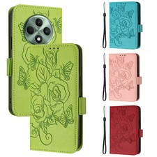 Leather Rose Wallet Cover Case For OPPO Find X6 X7 A38 Reno 12F 11 Oneplus N20 picture