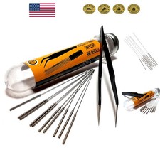 10pcs Nozzle Cleaning Needles & Anti-Static Tweezers - 3D Printer Essential Kit picture
