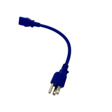 Blue 1FT New SONY PLAYSTATION 3 PS3 1st Gen. Power Cord Short AC Cable Line Plug picture