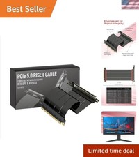 PCIe 5.0 Riser Cable 15cm | Right Angle for Vertical Mount & Stability picture