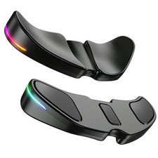 HornsX1 Right Handed RGB Gliding Palm Rest Mouse Wrist Pad Black 1 PCS picture