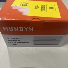 Munbyn Bluetooth Thermal Label Printer Model ITPP130B White 4x6 picture
