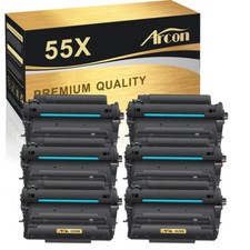 CE255X 55X High Yield Toner Cartridge Fit For HP LaserJet P3010 P3015 P3015d LOT picture
