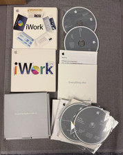 Apple Mac OS X Install Disc 1 & 2 OS 10.6.1 and 10.4.10 Recovery + iWork '08 '09 picture