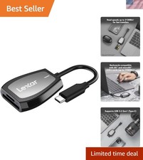 Compact Dual-Slot SD/Micro SD Card Reader with LED Indicator - USB-C Compatible picture