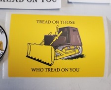 GADSDEN FLAG DECALS STICKERS LARGE 4x6 inch *WORLDWIDE 🌐 SHIPPING*  picture