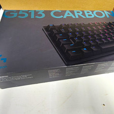 Logitech G513 Carbon RGB Mechanical Keyboard GX Blue Clicky USB Black QWERTY picture