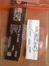 Crucial P3 Plus PCle 4.0 M.2 2280, CT500P3PSSD8 MVMe Gen4x4 500GB picture
