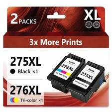 PG-275XL CL-276XL Ink Cartridges For Canon PIXMA TS3520 TS3720 TR4700 TR4722 picture
